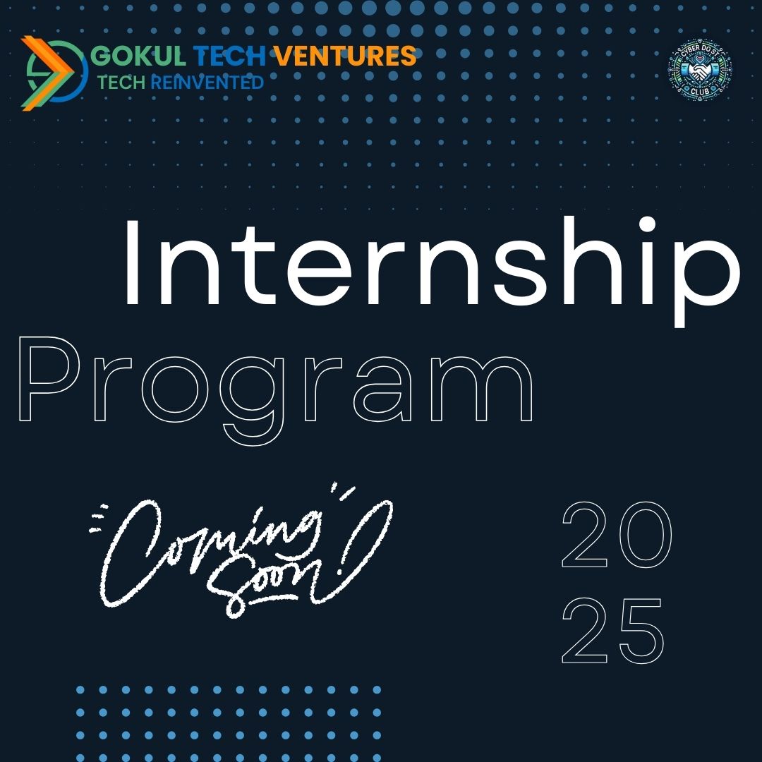 internship coming soon
